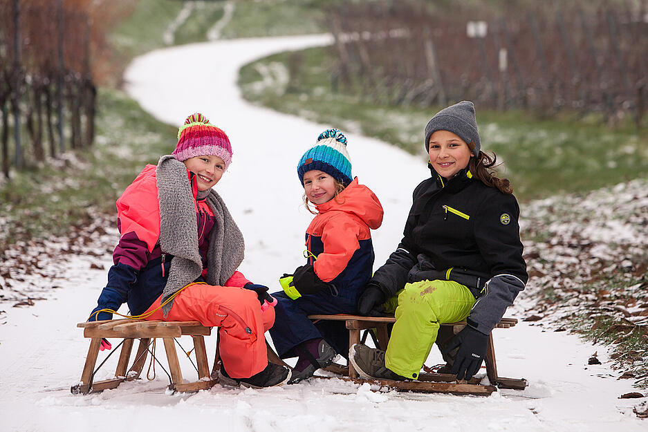 Schneefall in der Region