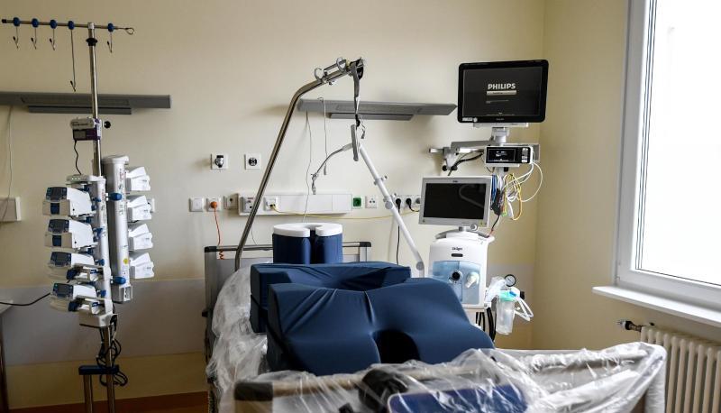 Ein Zimmer auf einer Intensiv-Station.