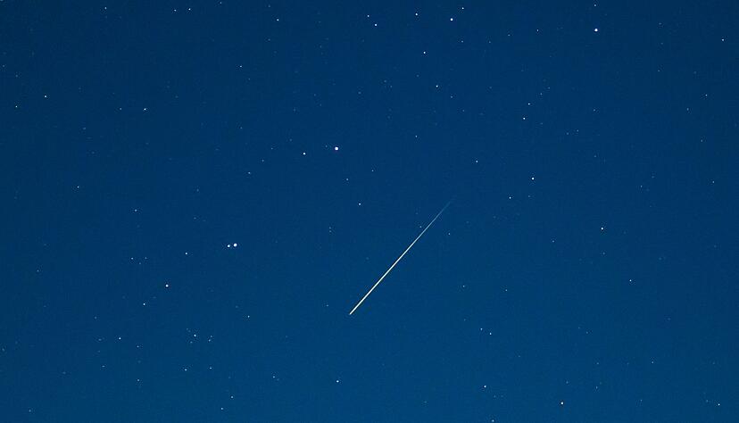 Als Sternschnuppenmonat schlechthin gilt der August. (Illustration) Als Sternschnuppenmonat schlechthin gilt der August. (Illustration)