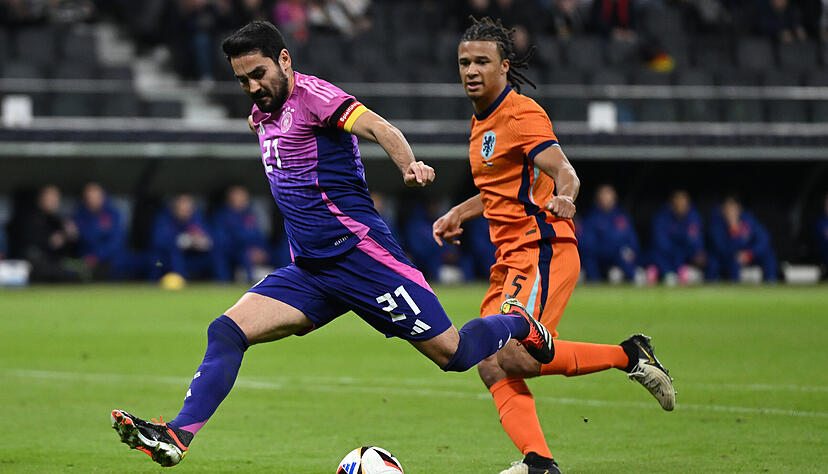 Im Testspiel gegen die Niederlande trug DFB-Kapitän Ilkay Gündogan eine klassische Kapitänsbinde. Für die EM 2024 gibt es nun auch Klarheit. Im Testspiel gegen die Niederlande trug DFB-Kapitän Ilkay Gündogan eine klassische Kapitänsbinde. Für die EM 2024 gibt es nun auch Klarheit.