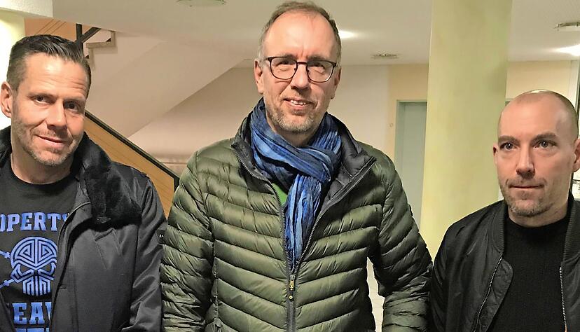 Christof Ruttinger (von links), Manfred Bauer und J&ouml;rg Ruttinger.