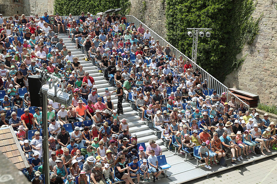 Premiere von R&auml;uber Hotzenplotz auf Burg Stettenfels