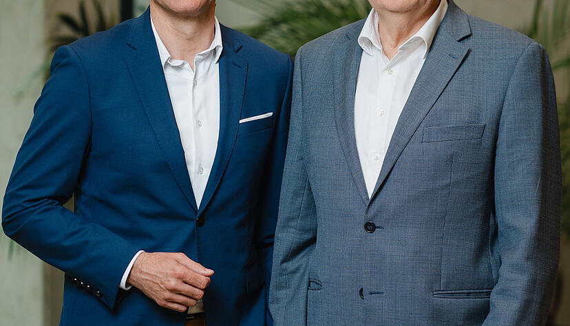 Harald Klaiber (links) folgt auf Hans Peter Fuchs als Finanzchef bei EBM-Papst