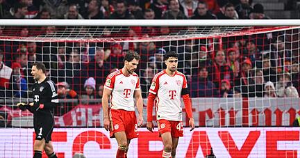 Leon Goretzka (l) soll im DFB-Aufgebot fehlen, Aleksandar Pavlovic dagegen dabei sein.