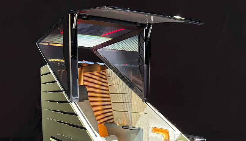 Konzipiert als autonomer Einsitzer: das LS Micro Concept von Lexus. Konzipiert als autonomer Einsitzer: das LS Micro Concept von Lexus.