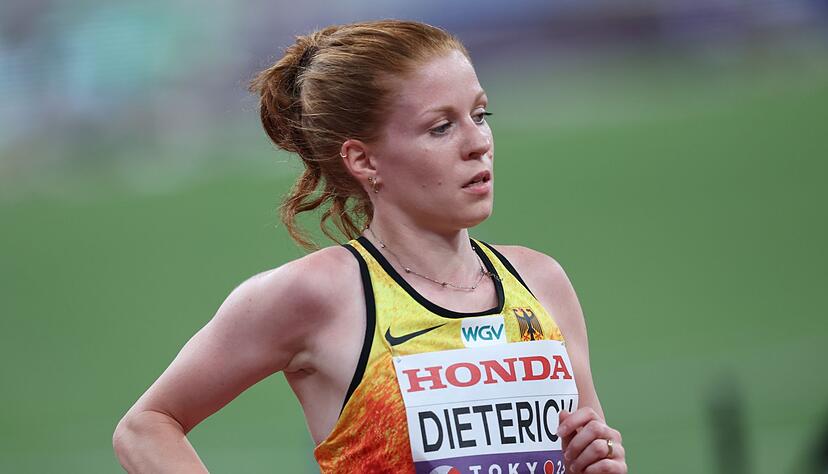 Eva Dieterich war über die 10.000 Meter chancenlos.