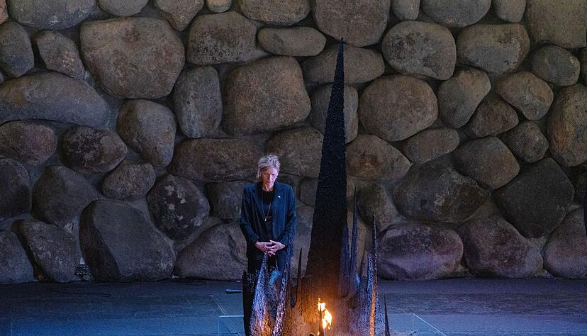 Prien besuchte die Gedenkst&auml;tte Yad Vashem.