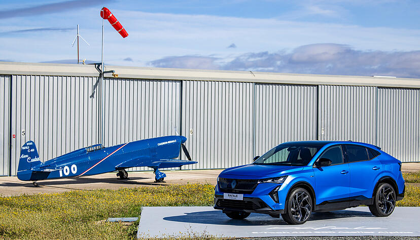 Wundschnittiges SUV-Coupé: Der Name des Renault Rafale ist angelegt an ein einmotoriges Flugzeug aus den 30er Jahren des vergangenen Jahrhunderts. Wundschnittiges SUV-Coupé: Der Name des Renault Rafale ist angelegt an ein einmotoriges Flugzeug aus den 30er Jahren des vergangenen Jahrhunderts.