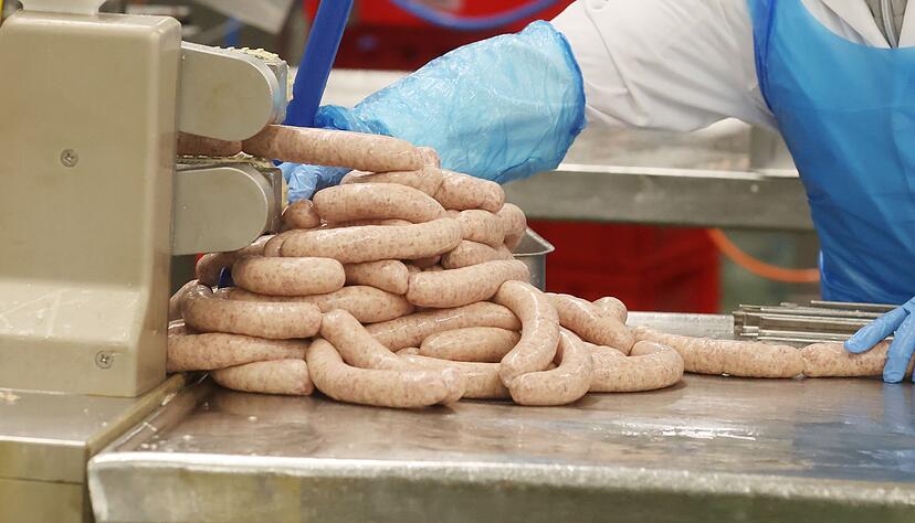 Die Arbeitsbedingungen in Schlachth&ouml;fen waren vor allem w&auml;hrend der Corona-Pandemie in den Fokus ger&uuml;ckt. (Archivbild)