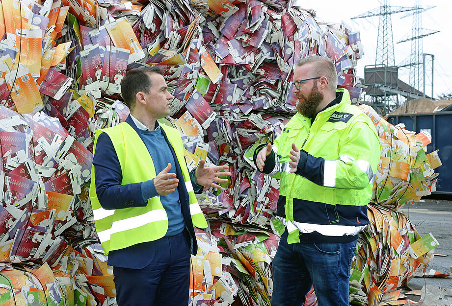 Mülltrennung bei ALBA in Heilbronn Mülltrennung bei ALBA in Heilbronn