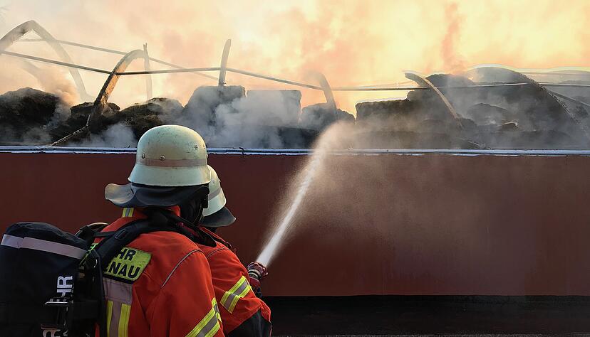 Brand auf Hof in Bad Rappenau