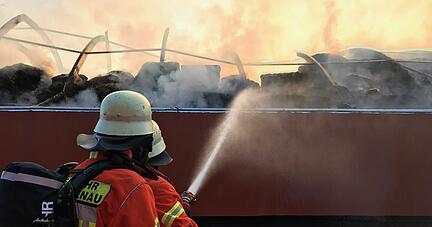 Brand auf Hof in Bad Rappenau