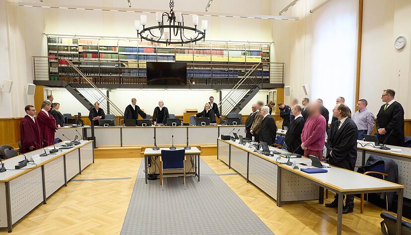 Der Saal 120 des Oberlandesgerichts Koblenz war der Ort des Verfahrens. (Archivbild)