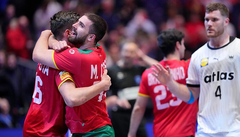 Da ist noch eine Rechnung offen: Im WM-Viertelfinale vor einem Jahr kam für das deutsche Team um Johannes Golla (rechts) das Aus gegen Portugal. Da ist noch eine Rechnung offen: Im WM-Viertelfinale vor einem Jahr kam für das deutsche Team um Johannes Golla (rechts) das Aus gegen Portugal.