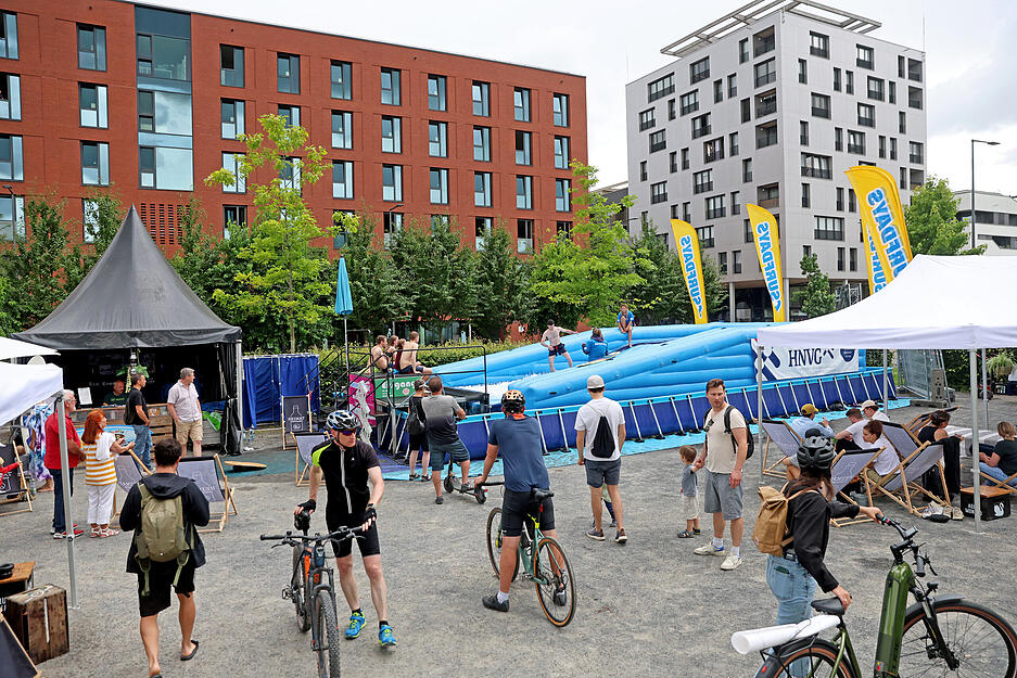 Surfwelle beim Heilbronner Lichterfest Surfwelle beim Heilbronner Lichterfest