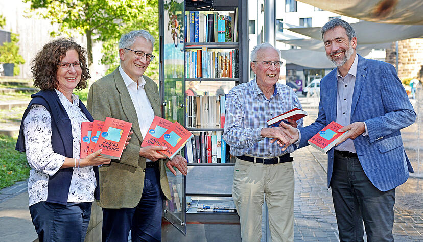 Doris Wolpert (von links), Anton Knittel, Bernd Muff und Ulrich Brecht. Doris Wolpert (von links), Anton Knittel, Bernd Muff und Ulrich Brecht.
