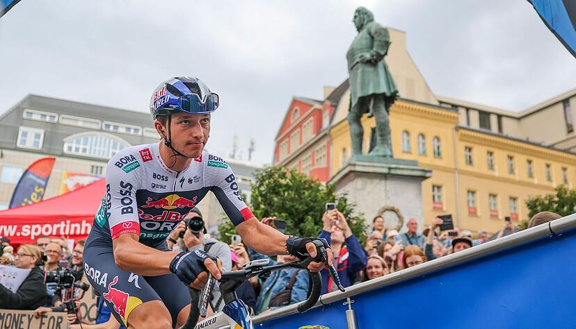 Florian Lipowitz attackierte auf der letzten Etappe der Algarve-Rundfahrt. (Archivbild) Florian Lipowitz attackierte auf der letzten Etappe der Algarve-Rundfahrt. (Archivbild)