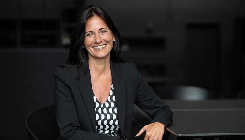 Tanja Eggers muss sich nicht anstrengen, um eine positive und optimistische Stimmung zu verbreiten.