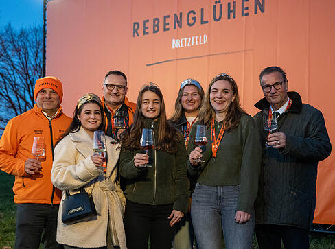 Tag eins: Das Bretzfelder Rebengl&uuml;hen ist gestartet.