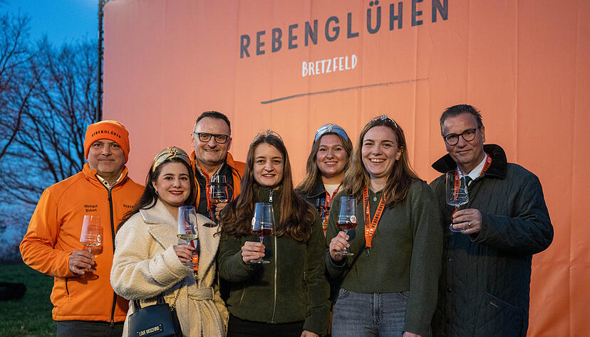 Tag eins: Das Bretzfelder Rebengl&uuml;hen ist gestartet.