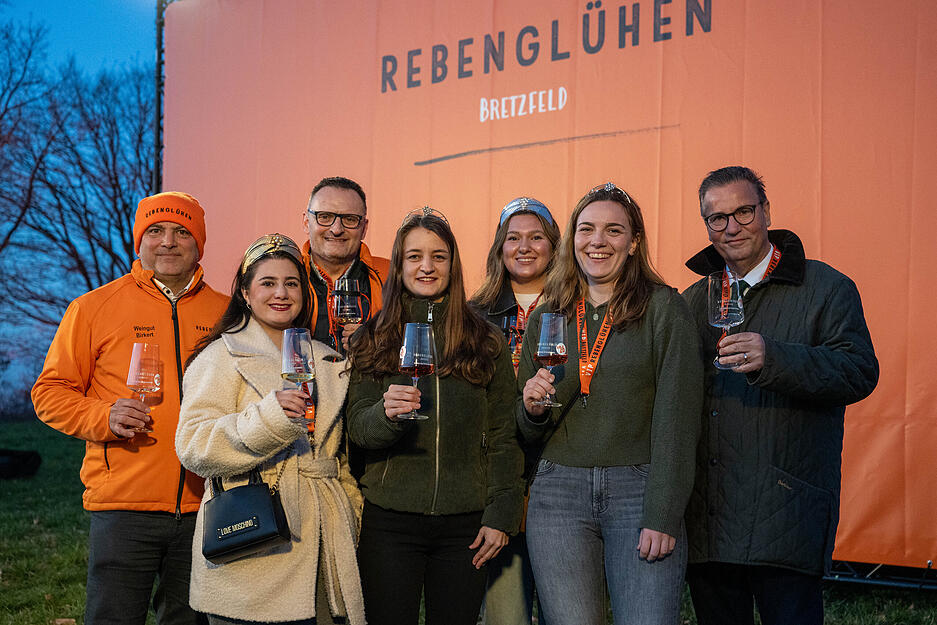 Tag eins: Das Bretzfelder Rebengl&uuml;hen ist gestartet.