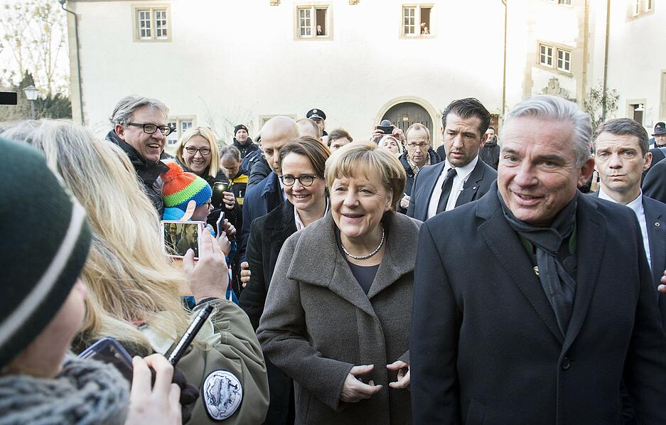 Die Kanzlerin besucht die Region. Angela Merkel kommt 2017 zur zehnten Klausursitzung der Südwest-CDU ins Kloster Schöntal.