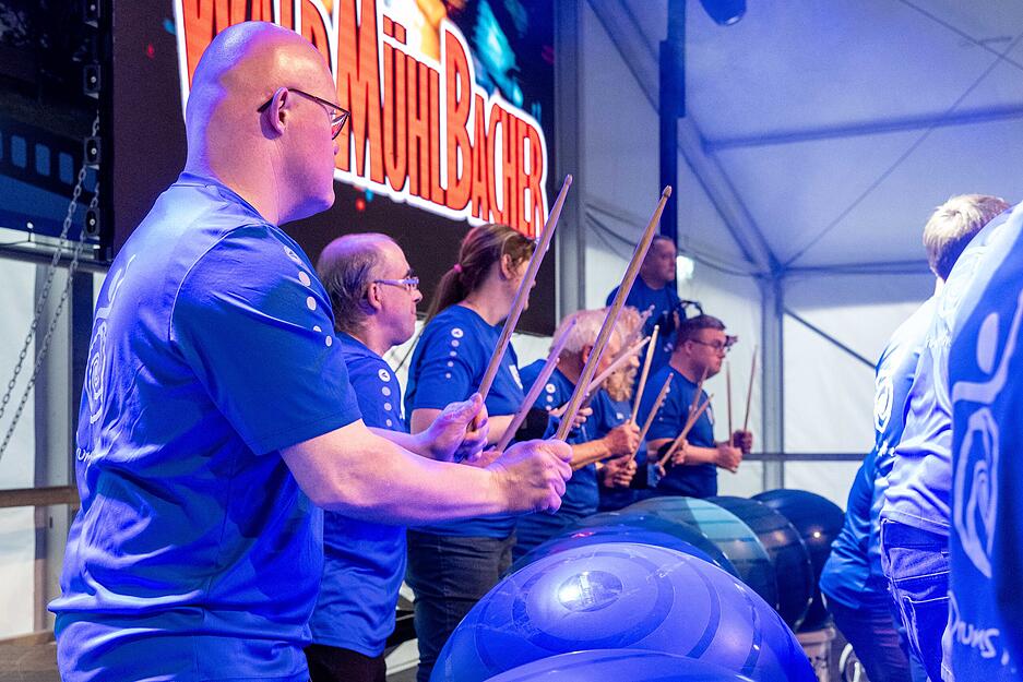 Hagenbacher Bockbierfest in Bad Friedrichshall: Partygäste lassen sich von Stromausfall nicht abhalten