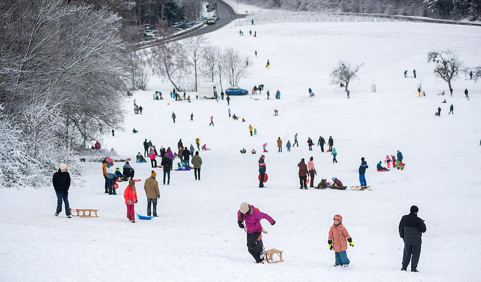 Der Stocksberg steht im Winter f&uuml;r Bewegung, Natur und gemeinsamen Familienspa&szlig;.