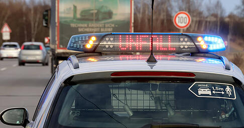 Unfall auf der A6 bei Heilbronn.