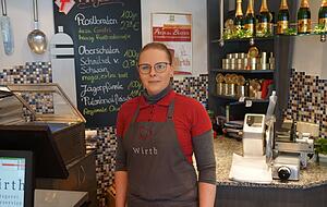 Sandra Fuchs arbeitet  in der Metzgerei Wirth in Heilbronn. Foto: Lisa Könnecke