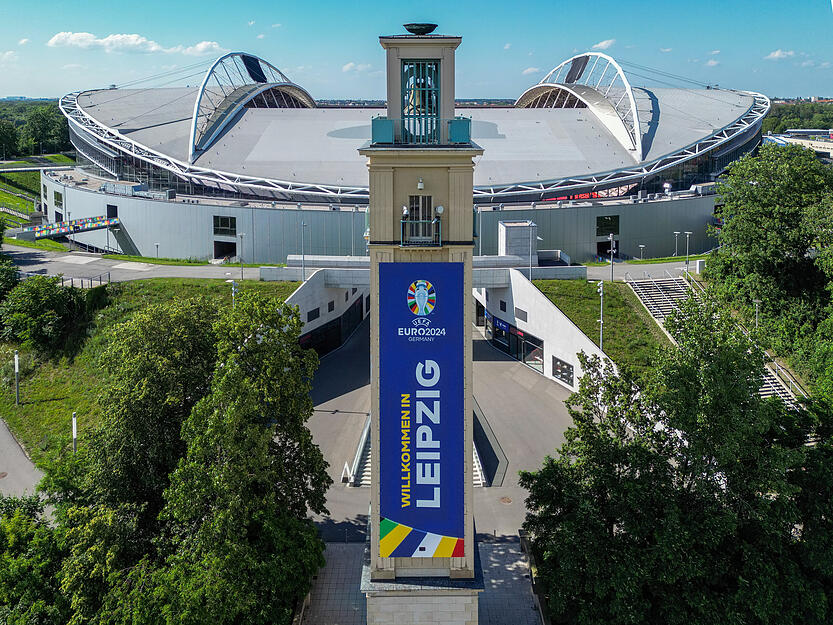 Spielort der EM 2024: Red Bull Arena in Leipzig