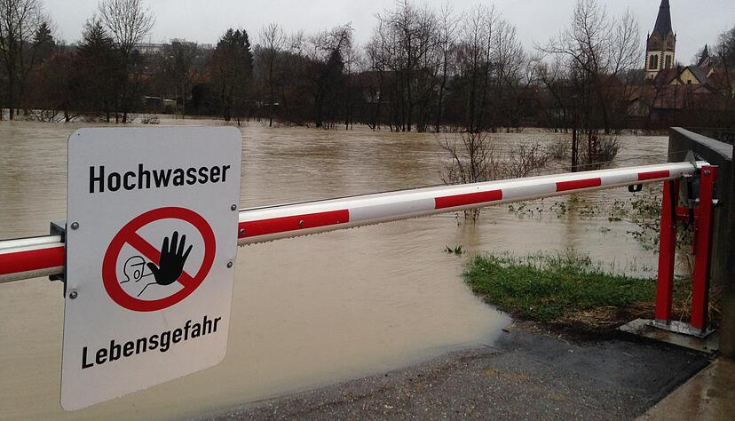 Hochwasser in der Region