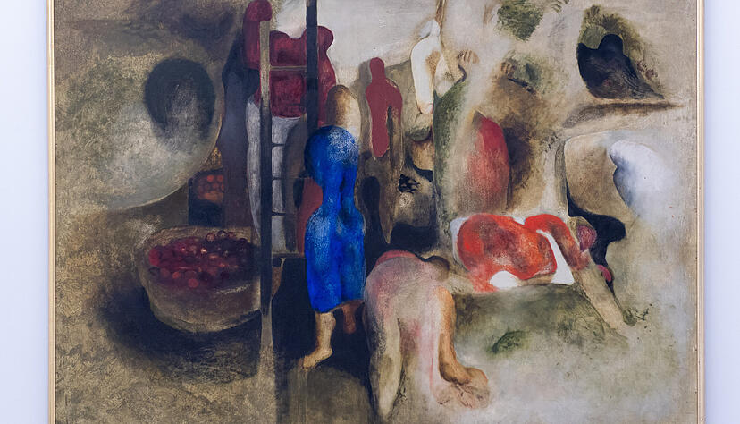 Hal Busse: "Obsternte", um 1953