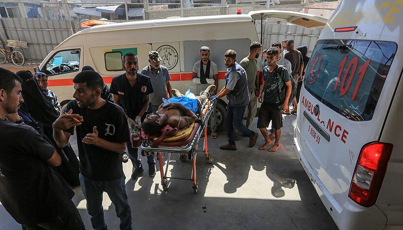 Verletzte werden in Nasser-Krankenhaus eingeliefert. (Archivbild)