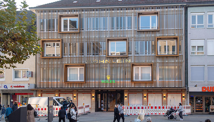 Die neue Filiale von Juwelier B&ouml;hnlein am Heilbronner Kiliansplatz ist ge&ouml;ffnet.