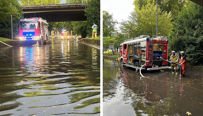 Die Feuerwehr musste am Montag zu rund 50 Einsätzen im Stadt- und Landkreis ausrücken. Eine Gewitterfront war kurz nach 17 Uhr über Heilbronn gezogen.