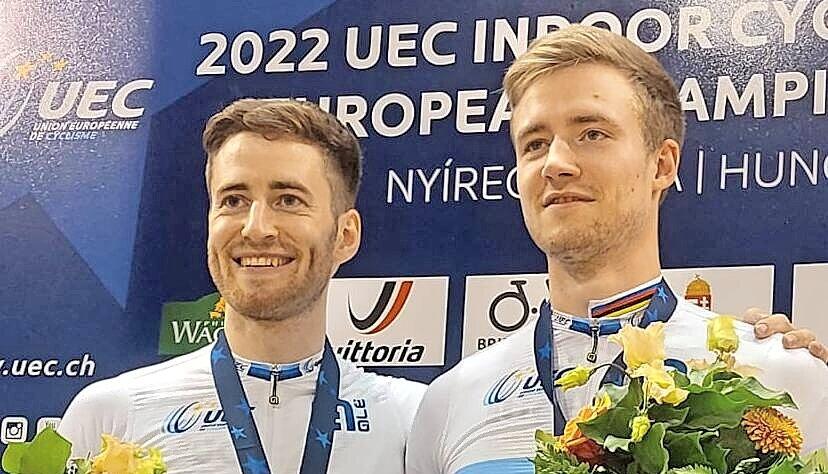 Haben die EM gewonnen: Serafin Schefold (li.) und Max Hanselmann.
Foto: privat