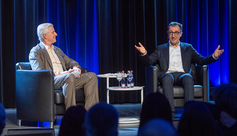 Der Spitzenkandidat von Bündnis 90/Die Grünen, Cem Özdemir, war am Mittwoch, 21. Januar beim Stimme-Wahlcheck. Der Spitzenkandidat von Bündnis 90/Die Grünen, Cem Özdemir, war am Mittwoch, 21. Januar beim Stimme-Wahlcheck.