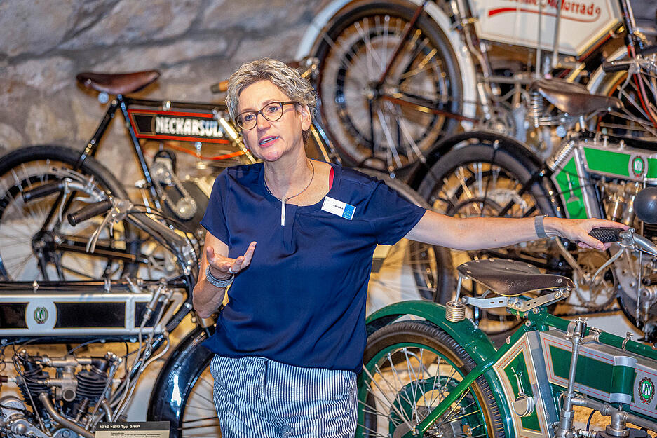 Museumsleiterin Natalie Walz. Museumsleiterin Natalie Walz.