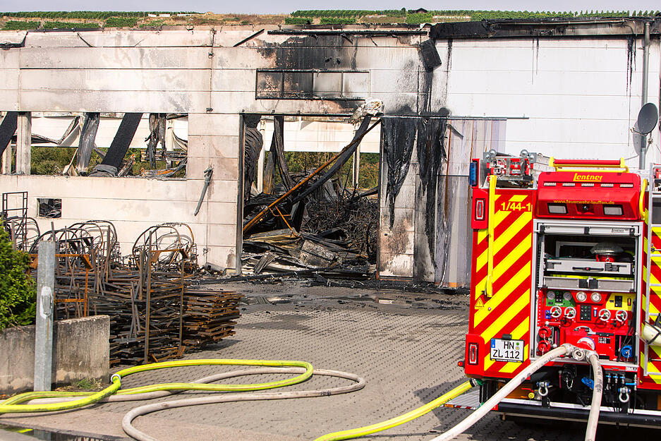Brand in Lauffen: Ausmaß der Zerstörung