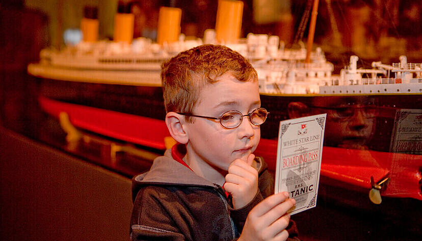 Die Gäste sollen mit der Ausstellung in die Welt der Titanic eintauchen. Die Gäste sollen mit der Ausstellung in die Welt der Titanic eintauchen.