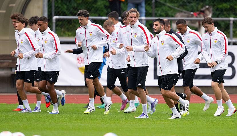 Die Stuttgarter trainieren seit Montag in Rottach-Egern am Tegernsee.