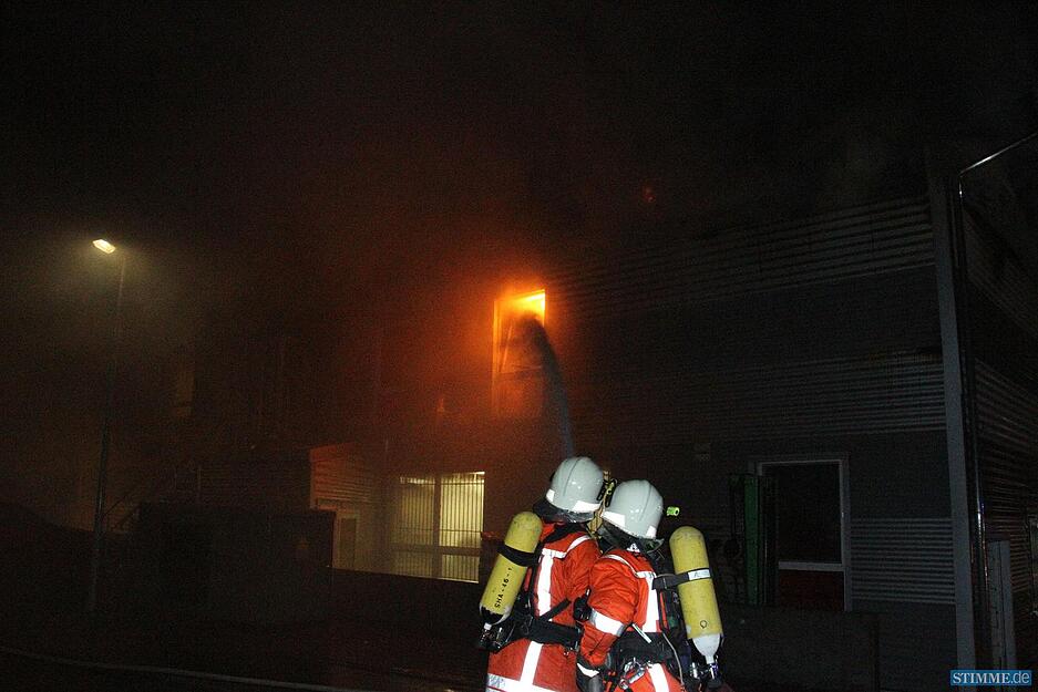Brand in Wolpertshausen