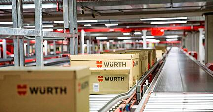 Lieferfähigkeit ist für Unternehmen ein zentrales Thema. Der Schraubenhändler Würth hatte hier auch während der Corona-Krise Vorteile.
Würth