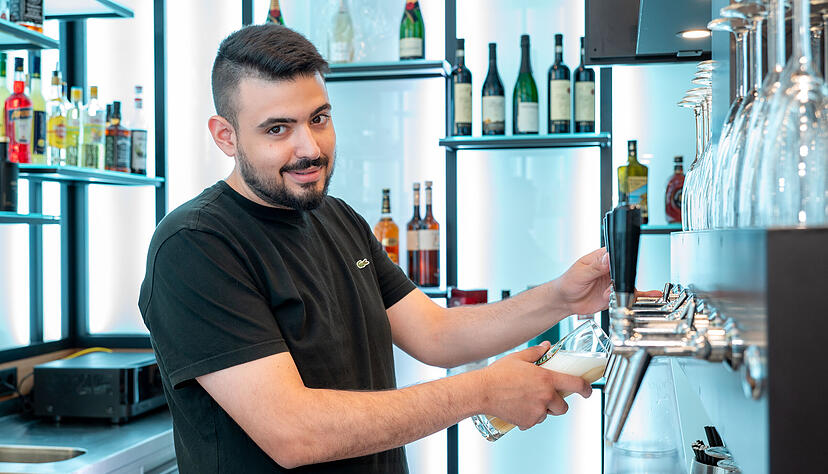 Im alten Bahnhofsgeb&auml;ude Kochendorf (bei der S-Bahn Haltestelle Kochendorf) hat ein Italiener er&ouml;ffnet.