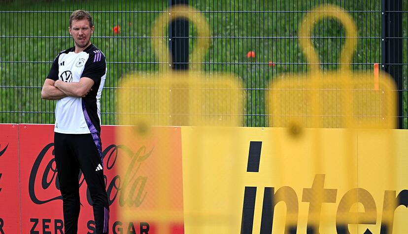 Bundestrainer Julian Nagelsmann während des Trainings. Bundestrainer Julian Nagelsmann während des Trainings.