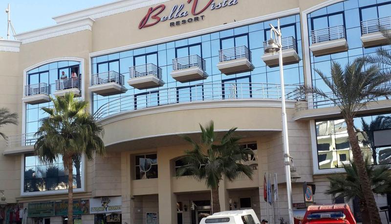 Sicherheitskräfte vor dem Hotel im ägyptischen Hurghada. Foto: epa Sicherheitskräfte vor dem Hotel im ägyptischen Hurghada. Foto: epa