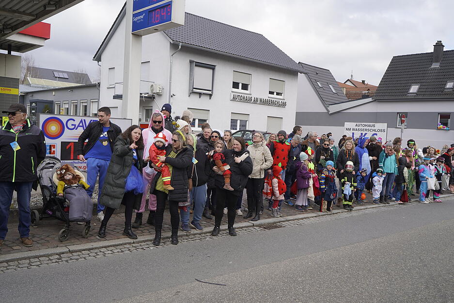 Faschingsumzug der Wolfsstecher in Bad Rappenau.