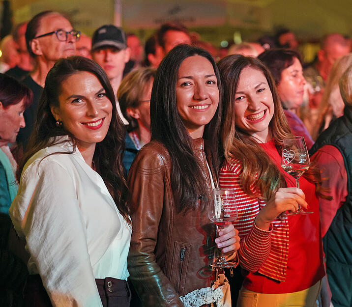Auf dem Heilbronner Weindorf können sich Besucher durch rund 400 Wein- und Sektsorten an etlichen Ständen probieren.