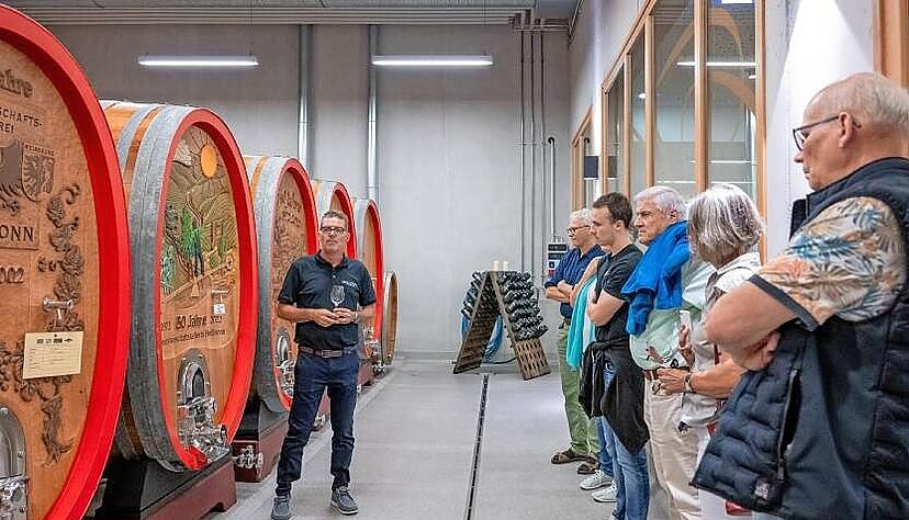 Auch Einblicke in die Genossenschaftskellerei Heilbronn von Ulrich Drautz gibt es.